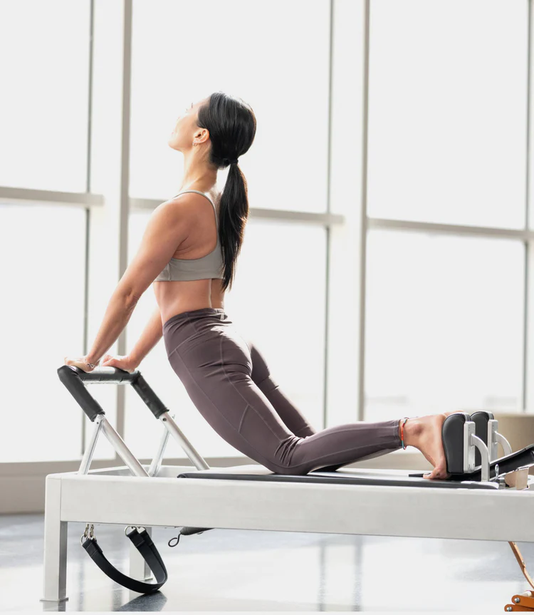 Classical Pilates op een reformer